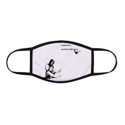 Namaste Motherf#cker - Flat Face Mask Thumbnail