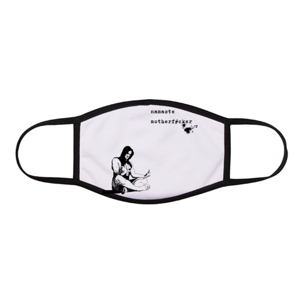 Namaste Motherf#cker - Flat Face Mask Thumbnail