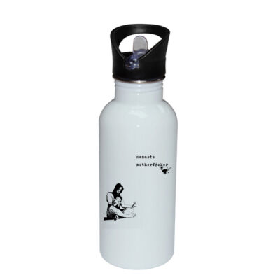Namaste Motherf#cker - Stainless Bottle with Straw Top Thumbnail